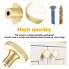 Kyrio 16pc Marble Brass Drawer Knobs, 32mm Cabinet Handle Pulls,