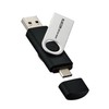 Elecom USB Memory 64GB Rotating Cover Type-C USB-A Compatible Maximum