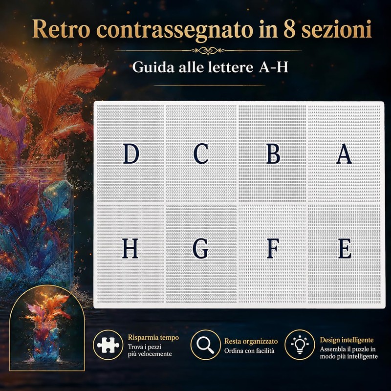 Luneko Jigsaw Puzzle per adulti, 1000 pezzi, sfida impossibile e