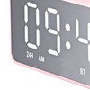 Bluetooth Speaker Alarm Clock Multifunction Electric Alarm Clocks Mirror Surface