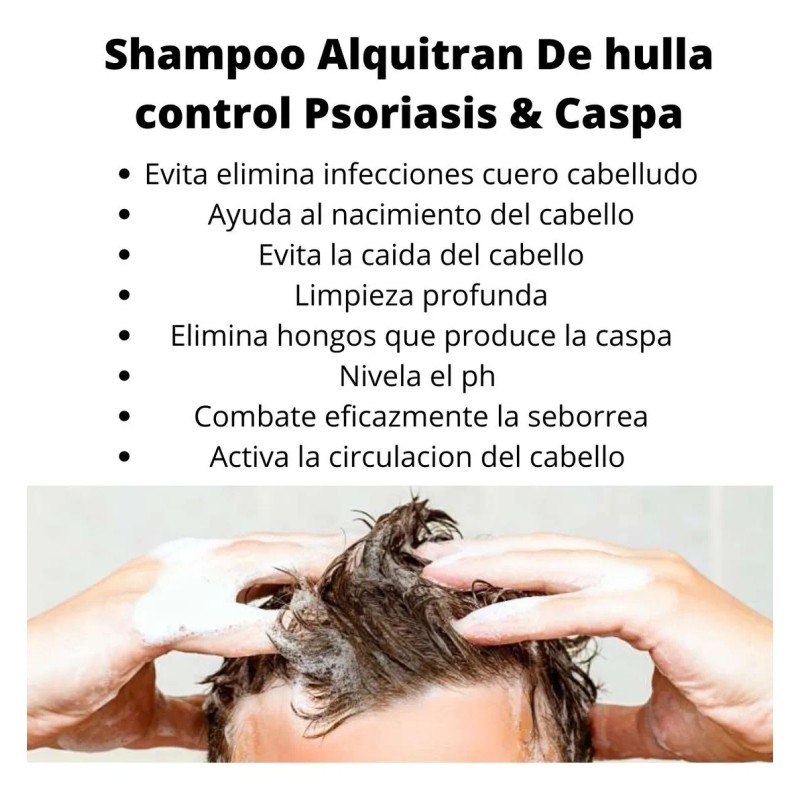 Shampoo Alquitrn D Hulla Control Psoriasis Caspa 1 Litro