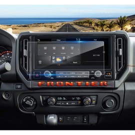 Coleya 2025 Frontier Screen Protector for Nissan Frontier (SV/SL/Pro-X/Pro-4X) 12.3-inch Touch Screen, 9H Tempered Glass 2025 Frontier Pickup Truck Accessories HD Transparent 12.3"