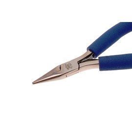 Aven 10301 Technik Stainless Steel Smooth Jaw Chain Nose Plier, 59/64" Jaw Length, 4-1/2" Overall Length