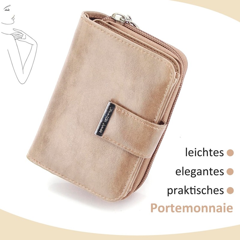 ekavale Wallet 1104, beige, Classic