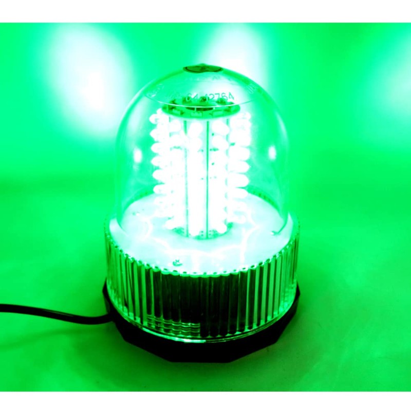 ALTEED LED Rotating Lamp, Green SMD 5730 x 60 Routes,