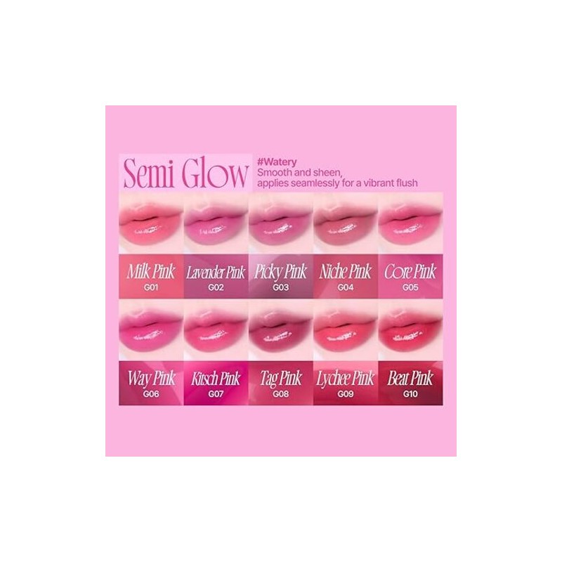 fwee [fwee]Pink Obsession Stay-Fit Lip Tint (20 Colors)