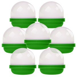 Entervending Capsule Vending Machine Translucent Green Acorn Capsules Empty 50 pcs 2 inch - Gumball Machine Capsules Bulk Party Favors DIY Containers - Easter Basket Stuffers Gifts Pinata Stuffers