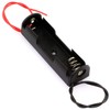 E-outstanding 10PCS Single AA Battery Holder Case with Wire Connections