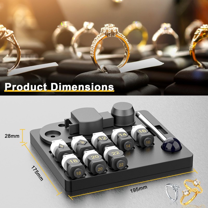 GAXPAK Ring Bender Tool Ring Bending, Spoon Ring Maker Machine