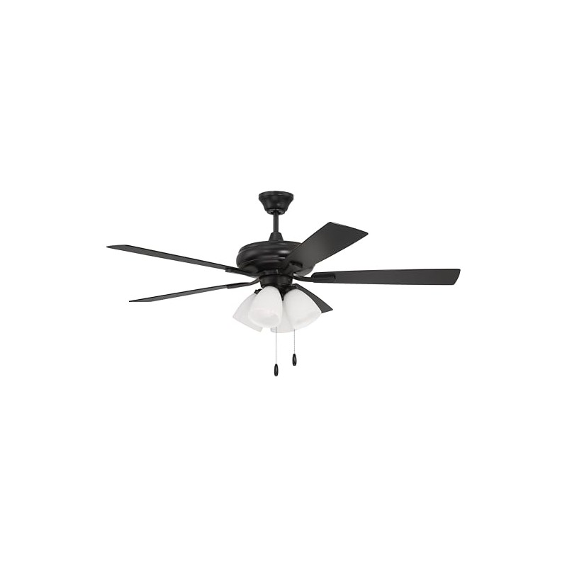 Craftmade ECF114FB5-FBGW Eos Frost Light 52" Ceiling Fan with LED