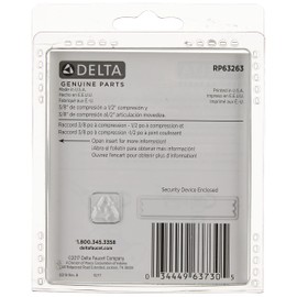 Delta Faucet RP63263, Chrome,1/2' x 3/8'