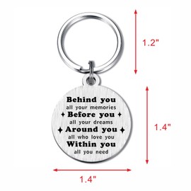 Alotozo Viking Tree of Life Keyring - Norse Runes Tree of Life Key Ring - Norse Mythology Viking Gifts for Men Women