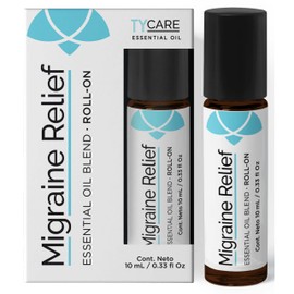 Aceite Esencial Migraine Relief - Roll On 10 ML - Para Dolores de Cabeza y Migraña - Con Aceites 100% PURO PREMIUM QUALITY