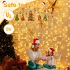Ollny Curtain Lights 6.6x6.6ft, 200 LED String Lights with Remote