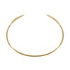 LES POULETTES BIJOUX - Gold Plated Bracelet Half Circlet Openwork