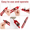 Tzdxfgl Contour Gauge Scribe Tool, Precise Profile Scribing Ruler with
