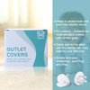PRObebi Outlet Covers Baby Proofing 52 Pack, Plug Covers for