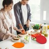Sophico 4 Cup Round Silicone Storage Cover Lids Replacement for