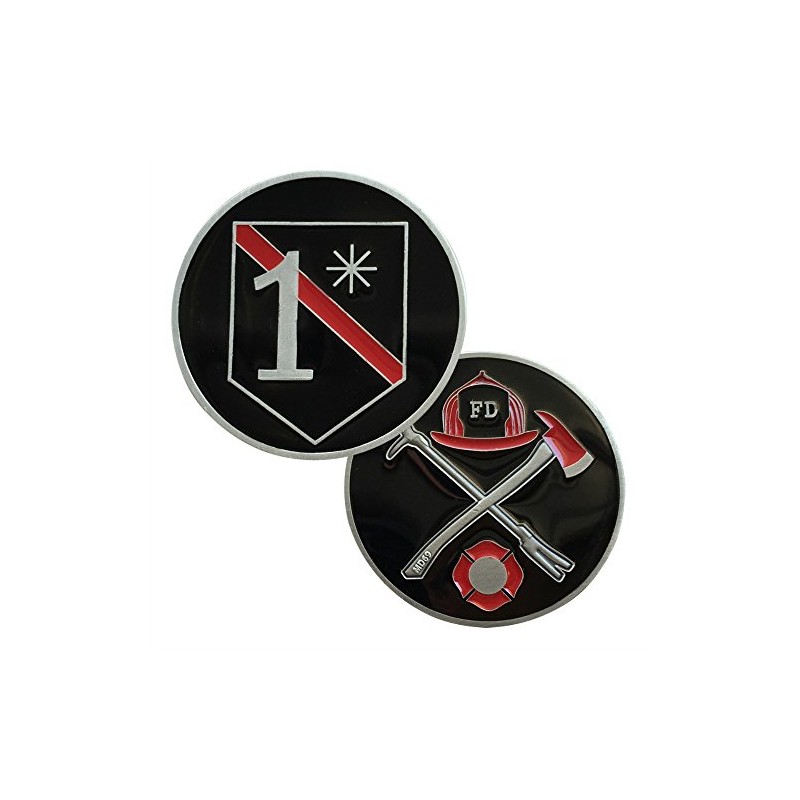 Fire One Asterisk Challenge Coin