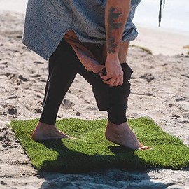 Open Road Goods Surf Changing Mat - Surf Mat Surf Turf - Made in The USA Upcycled Quality Synthetic Grass - XL Size (18" x 24")