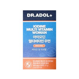 Doctor Adol Dr. Adol Iodine Multivitamin Vitamin Woman 60 tablets 1 box 1 month / 닥터아돌 아이오딘 멀티비타민 비타민 우먼 60정 1박스 1개월