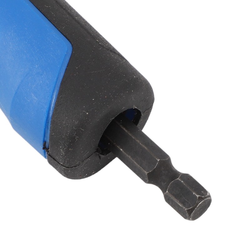5.9in Right Angle Drill Attachment ABS Alloy Steel Ergonomic Blue