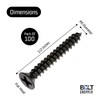 Bolt Dropper #6 x 1/2 Inch Wood Screws, Pack of