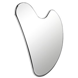 Gua Sha Stainless Steel for Face Massage, Stainless Steel Gua Sha Stone for Anti-Ageing, Anti-Wrinkle and Swelling Reduction, Guasha for Face, Neck and Body Muscles, GuaSha Face Care (Heart)