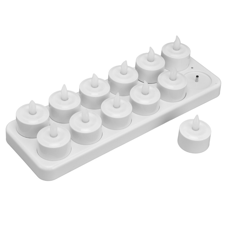Candle Light Safe Reusable Simulated Flameless LED Candles Light for