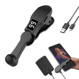 AstalSpark Auto Clicker for Smart Phone, Phone Screen Device Speed Clicker for Android IOS Apps, Fast Click Simulation Finger Continuous Click for Gaming, Live Broadcasts Likes, Adjustable Speed Physical Clicker - Color: Black