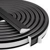 KNEELISA 118” Wedge-Shape Foam Window Weather Stripping Door Seal Strip,Soundproofing