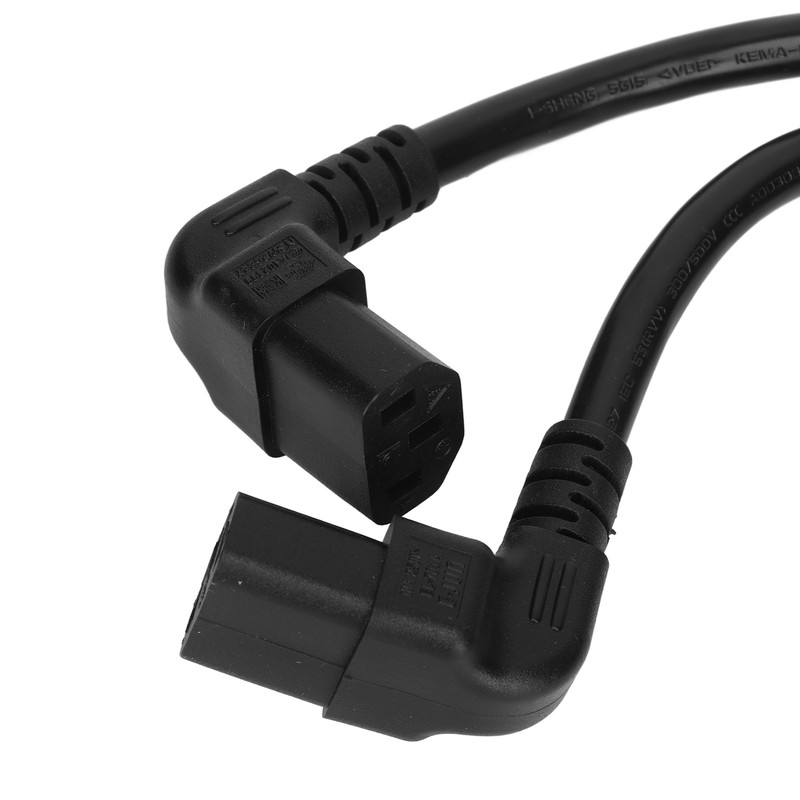 IEC320 C20 to Dual C13 Cord 1 in 2 Out