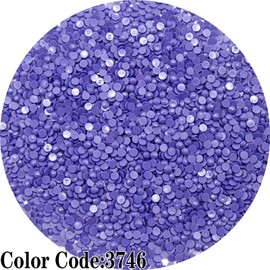 5000 Pieces Single Color Diamond Art Painting Beads,Color Code 3746 Flat Bottom Round Rhinestones for Gem Painting Replacement, Round Drills for 5D Diamond Art DIY Craft