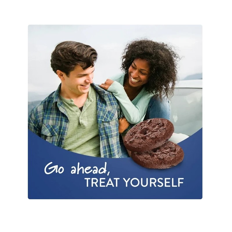 Voortman (3 pack) VOORTMAN Bakery Zero Sugar Fudge Brownie Chocolate