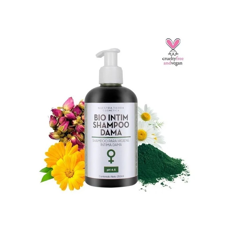 Shampoo Íntimo Orgánico con Clorofila 250ml | pH Balanceado |