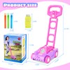 SHCKE Bubble Lawn Mower Bubble Machine for Toddlers 1-3,Rechargeable or