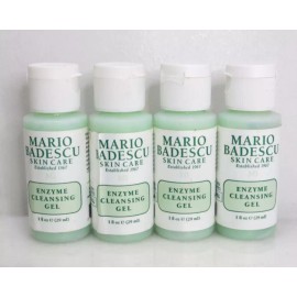 MARIO BADESCU SKIN CARE ENZYME CLEANSING GEL 1 OZ - LOT OF 4