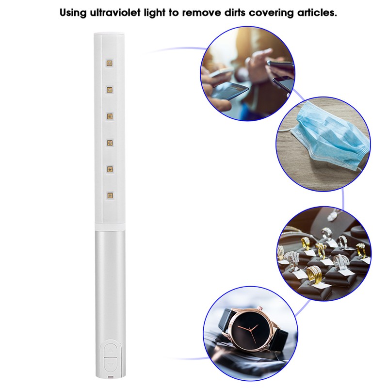 Portable UVC Light Germicidal UV Lamp Handheld Cleaning Multi Functional