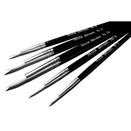 Major Brushes Sable Substitue Brushes - Pack of 5