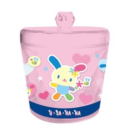 K Company CKK4-US Sanrio Characters Glitter Canister, 3.7 x 3.9 x 3.9 inches (9.5 x 10 x 10 x 10 cm)
