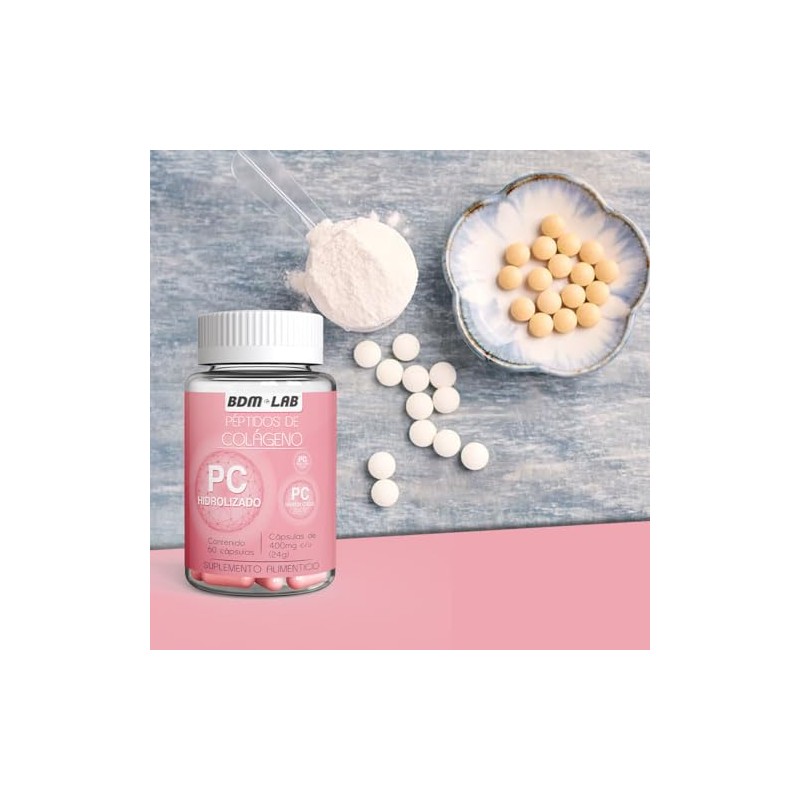 BDM LAB Péptido de Colágeno Omega 3-6-9 2x1 60 cápsulas