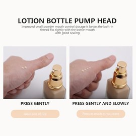 FOMIYES 4 Piezas De Loción De Maquillaje Líquido De Repuesto Dispensador De De Maquillaje Maquillaje Líquido Base Presión De Emulsión De
