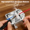 Heavy Duty Aluminum Soldering Clamp with Ceramic Jaw, Adjustable Welding