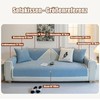 Yahbrra Sofa Cover Soft Chenille Sofa Cover: for 1 2