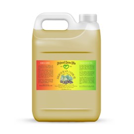 Natural Born Oils Jamaican Black Castor Oil, 1 Gallon, Organic, Cold-Pressed, Fatty Acids, Deep Hydration for Skin, Hair Restoration