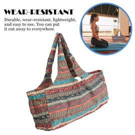 Sports Duffel Bags Yoga Sports Bag Yoga Cushion Canvas Tote Bags Sports Gym Bag Workout Carry Bag Shoulder Strap Bag Yoga Bag Yoga Mat Luggage Bags Yoga Bag Large, Colourful