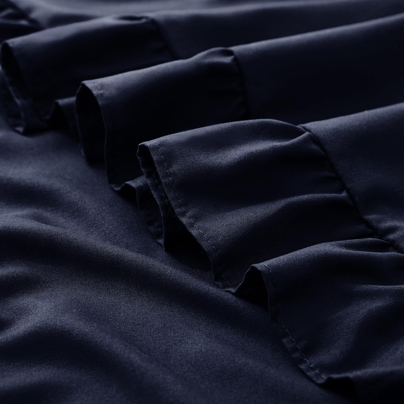 KKJIAF Ruffle Pillow Cases Queen Size Set of 2, Ruffled