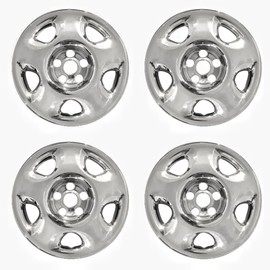 Chrome Wheel Skins Compatible with Honda CRV 2007-2011 ;17 inch; Set of 4 Packs