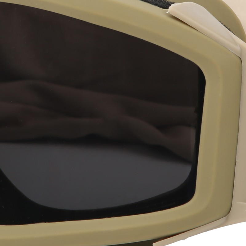 Tactics DustProof Protective Glasses Impact Resistant AntiExplosion Military Goggles(Verre gris