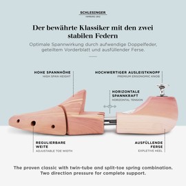 Schuhspanner Zedernholz Kaiser 1er, silber, Gr. 47/48